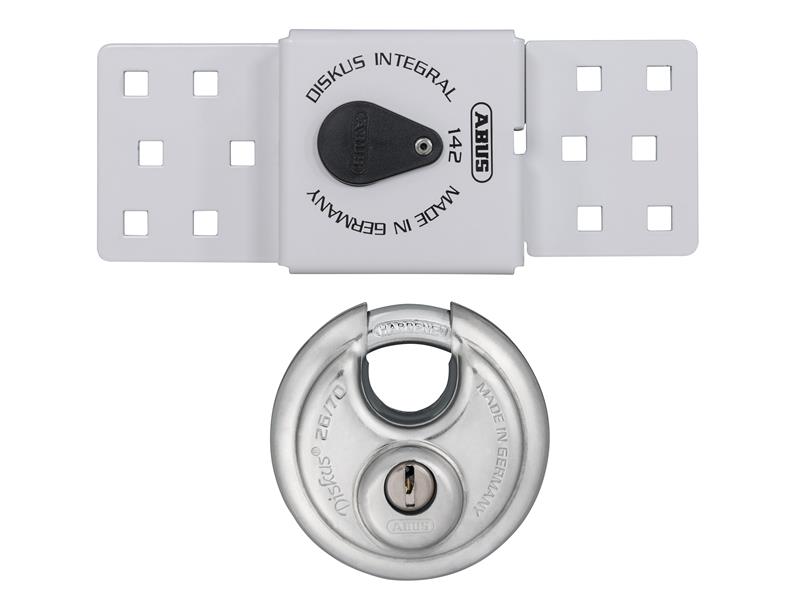 142 Series Sliding Door Van Lock & 26/70mm Diskus Padlock