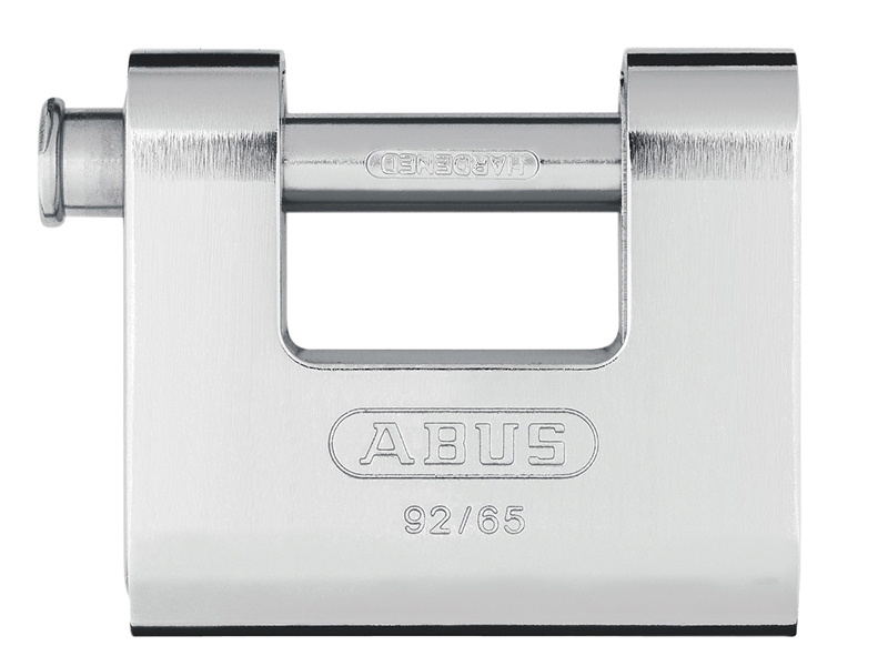ABUKA30610 - 92/65mm Monoblock Brass Body Shutter Padlock Keyed Alike KA8511