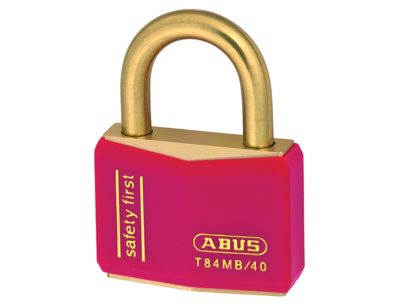 ABUKA37824 - T84MB/40mm Red Rustproof Padlock Keyed Alike 8404