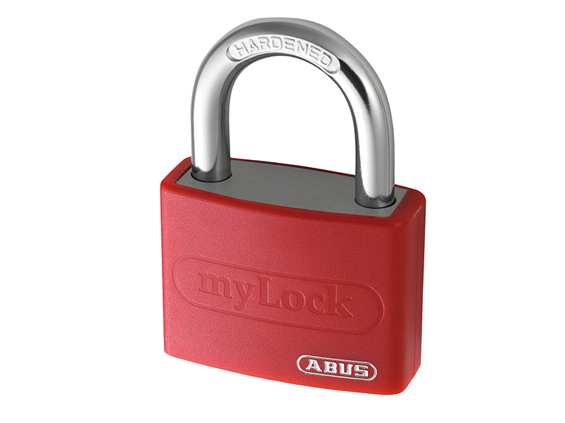 ABUKA49940 - T65AL/40mm My Lock Aluminium Padlock Red Keyed Alike 6401
