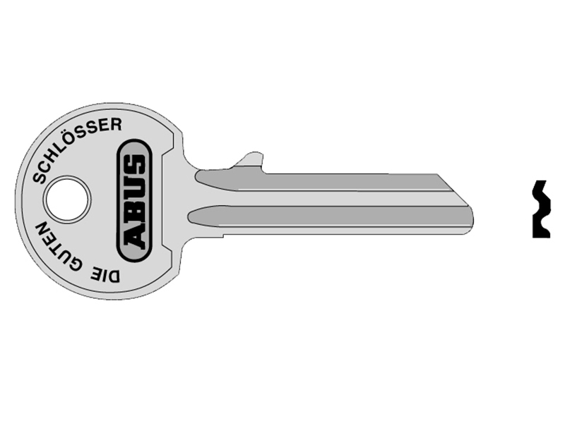 ABUKB00835 - 36/55 55mm Right Hand Key Blank