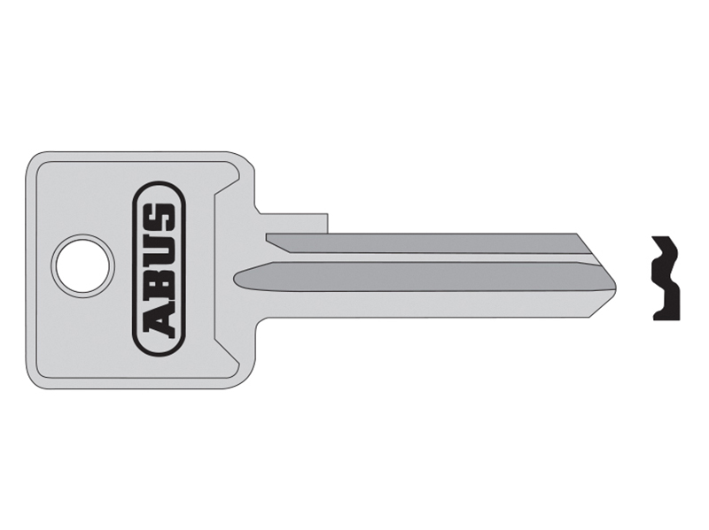 ABUKB02697 - 85/50 50mm +60 Left Hand Key Blank