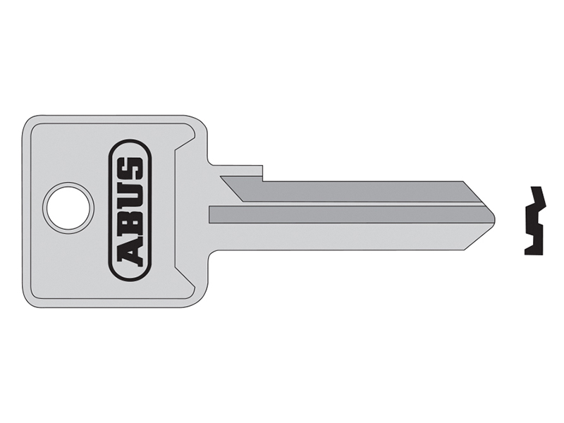 ABUKB02698 - 85/70 Left Hand Key Blank