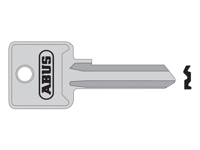 ABUKB02703 - 85/50 50mm +60 Right Hand Key Blank