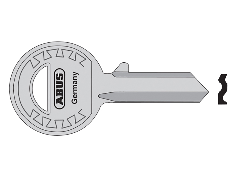 ABUKB02706 - 24-41-885 Right Hand 4 Pin Key Blank