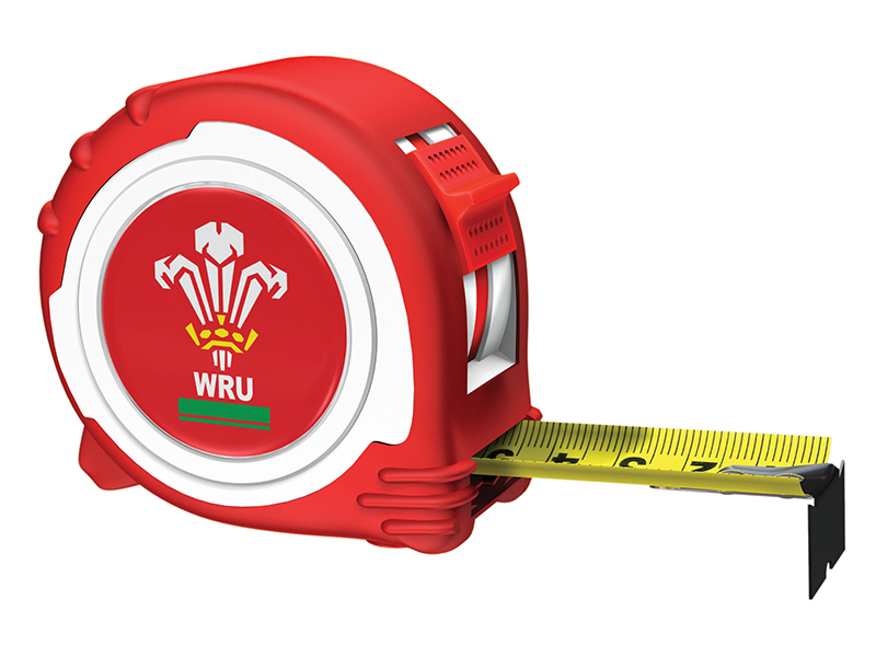 ADV45025WRFU - Official Welsh Rugby Tape Red / White 5m/16ft (Width 25mm)