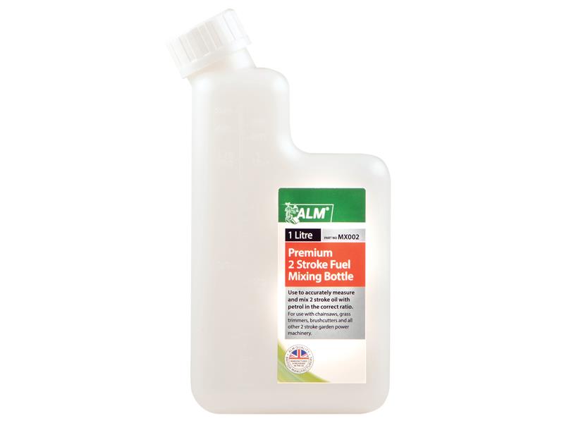ALMMX002 - MX002 2-Stroke Premium Fuel Mixing Bottle White
