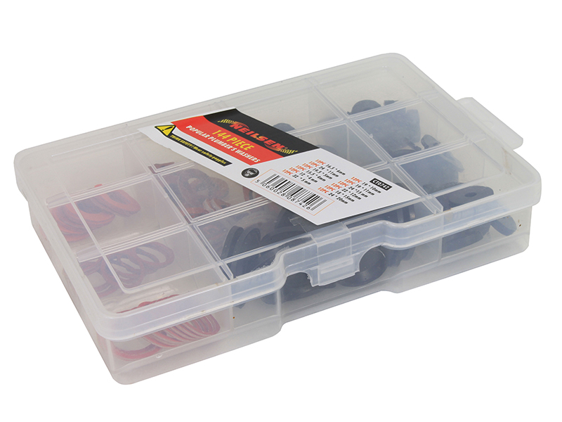 ARC557000 - Popular Plumbers Washer Kit 144 Piece