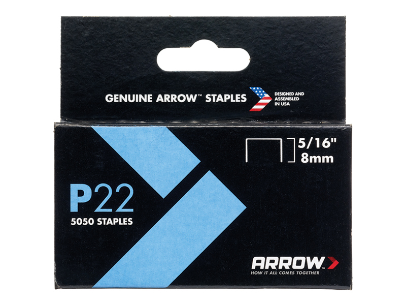 ARRP22516 - P22 Staples 8mm ( 5/16in) Box 5050