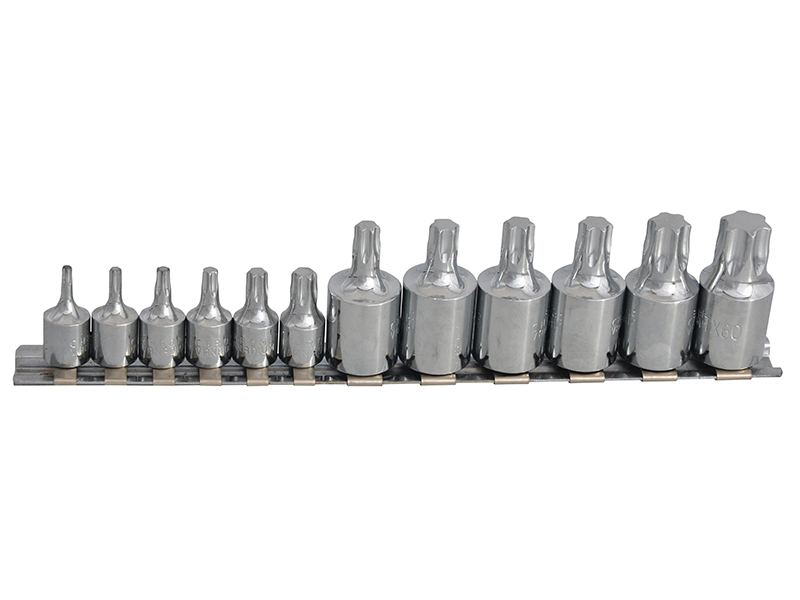TORX Socket Set of 12 1/4 & 3/8in Square Drive
