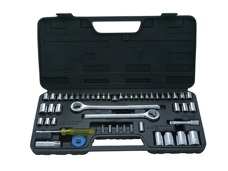 Socket Set of 52 Metric & AF 1/4 3/8 & 1/2in Drive