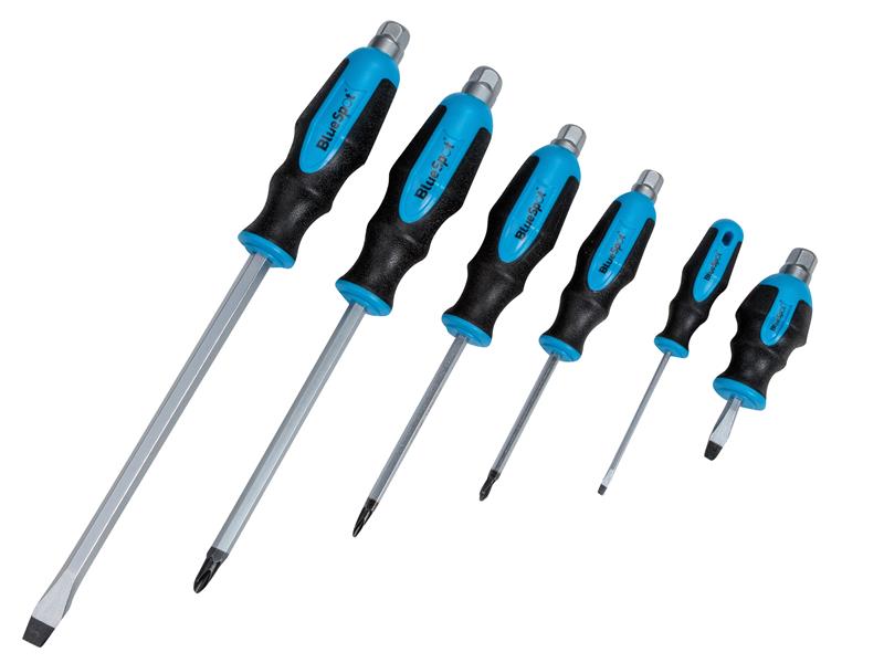 Hex Bolster Screwdriver Set 6 Piece SL/PH