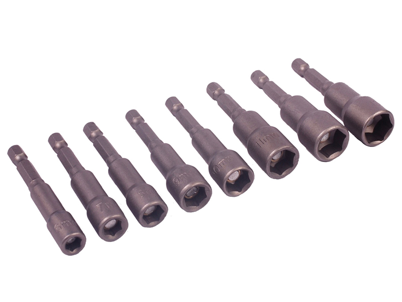 Magnetic 1/4in Nut Driver Set 8 Piece
