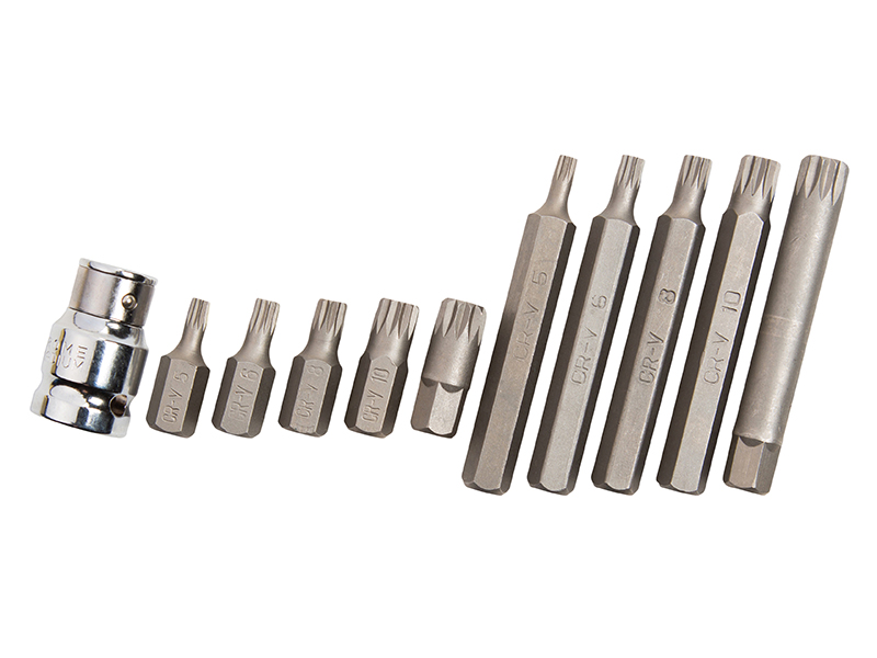 Spline Bit Set 11 Piece