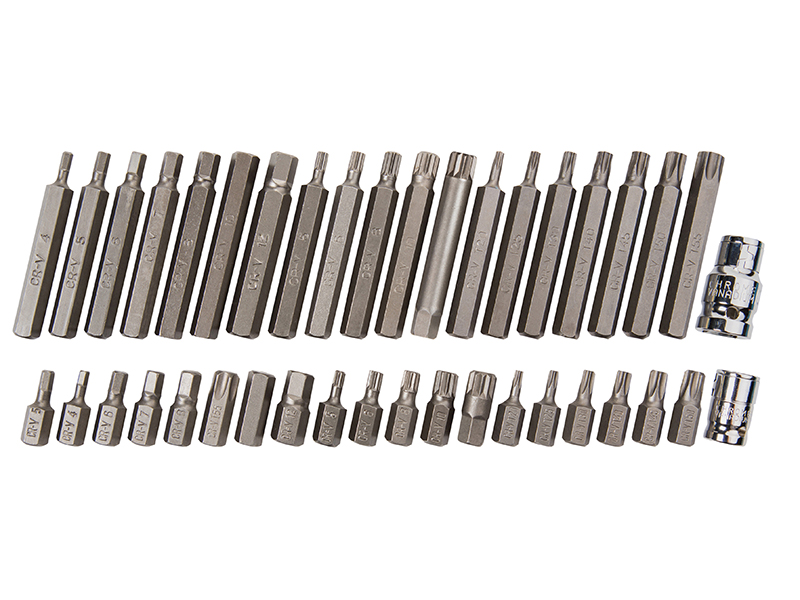 Mixed Hex Spline & TORX Bit Set 40 Piece