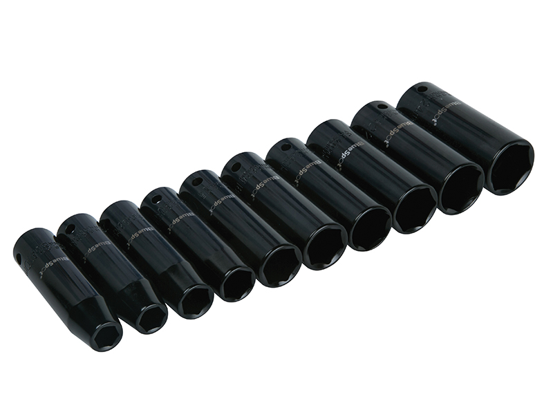 1/2in Metric Deep Impact Socket Set 10-24mm 10 Piece