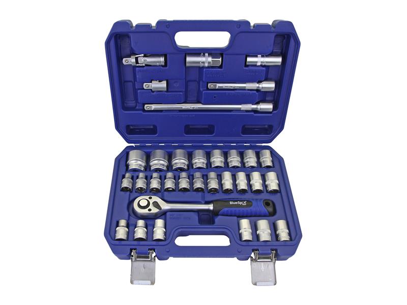1/2in Hex & 12 Point Socket Set 32 Piece