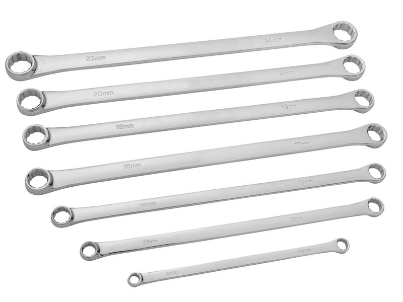 Extra Long Ring Spanner Set 7 Piece