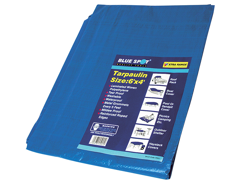 Tarpaulin 1.8 x 1.2m (6 x 4ft)