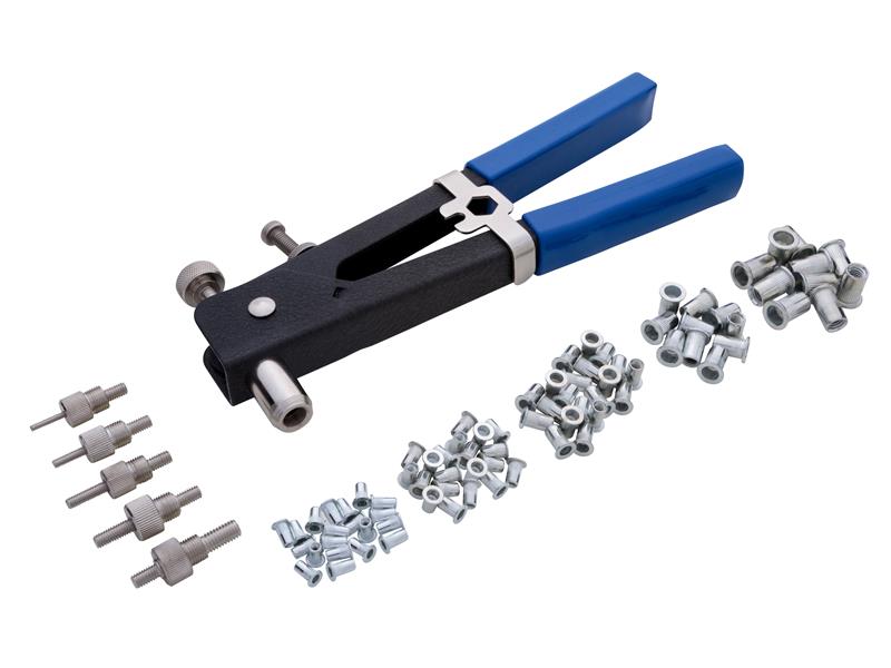 Nut Riveter Kit M3-M8 86 Piece