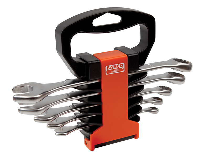 Chrome Polished Combination Spanner Set 5 Piece