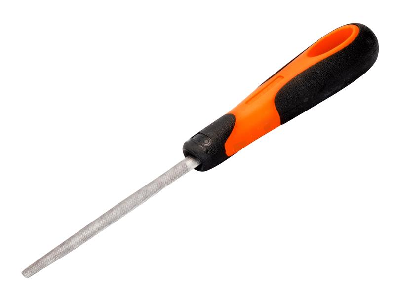 Handled Half-Round Bastard Cut File 1-210-08-1-2 200mm (8in)