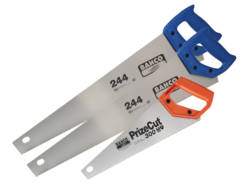 2 x 244 22in Handsaws + 1 x Toolbox Handsaw 350mm (14in)