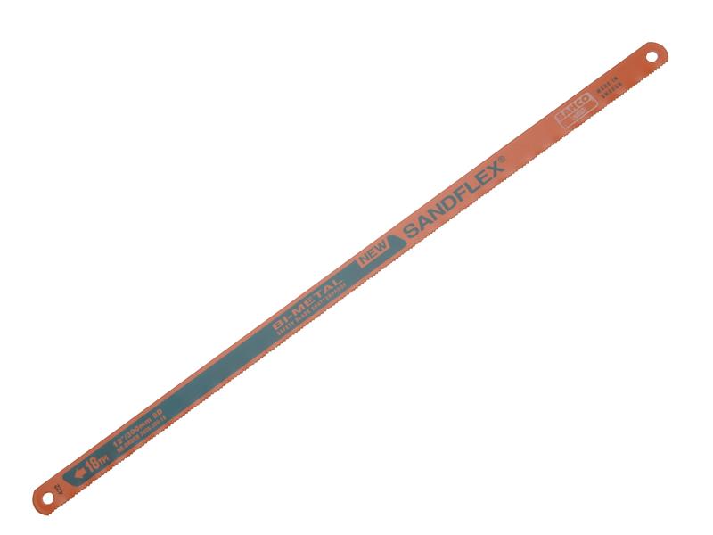 3906 Sandflex Hacksaw Blades 300mm (12in) x 18 TPI (Pack 10)