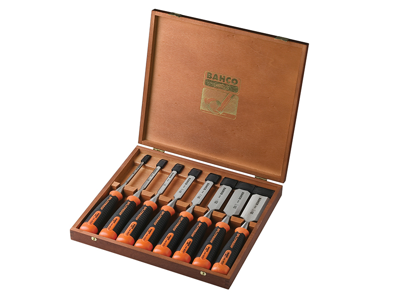 434-S8 Bevel Edge Chisel Set 8 Piece