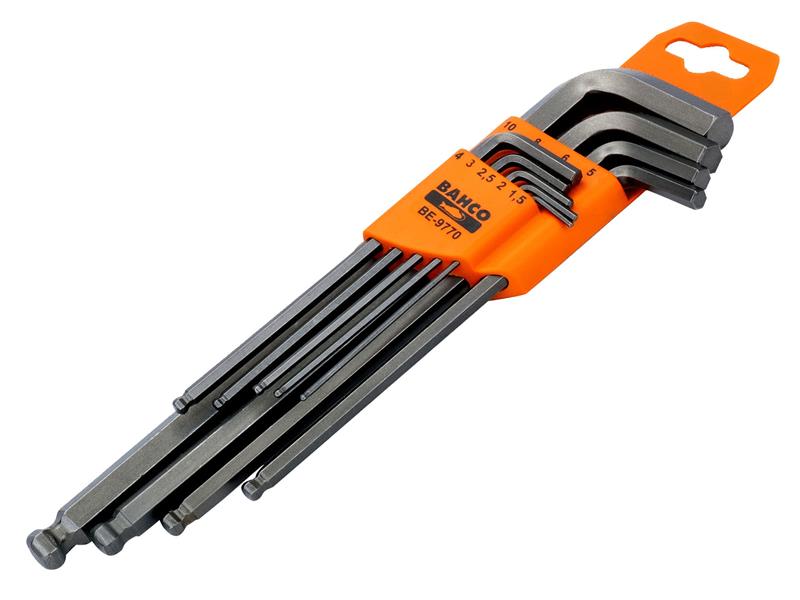 Hexagon Key Set 9 Piece (1.5-10mm)