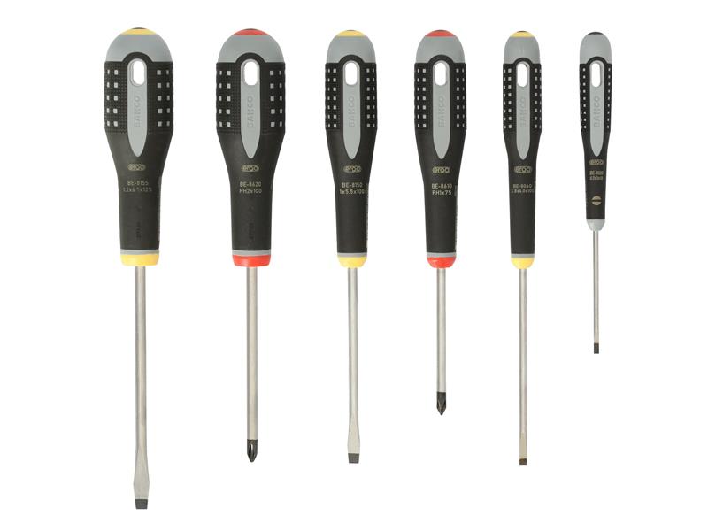 BE-9881 ERGO Screwdriver Set 6 Piece SL/PH