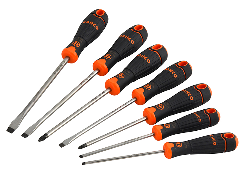 BAHCOFIT Screwdriver Set 7 Piece SL/PH