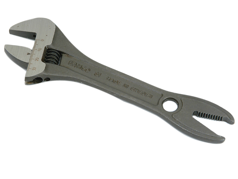 31 Black Adjustable Wrench 200mm (8in)