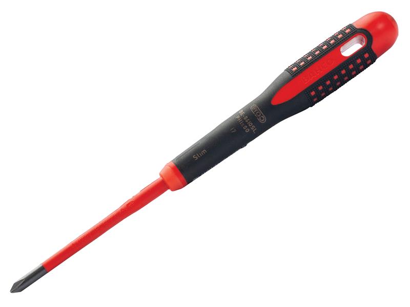 BAHBE8610SL - ERGO Slim VDE Insulated Phillips Screwdriver PH1 x 80mm