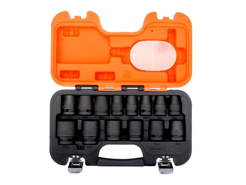 D/S14 Impact Socket 14 Piece Set 1/2in Square Drive