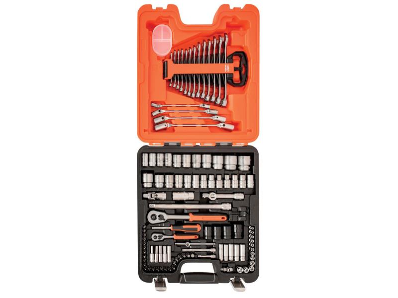 S106 Socket & Spanner Set of 106 AF & Metric 1/4 & 1/2in Drive