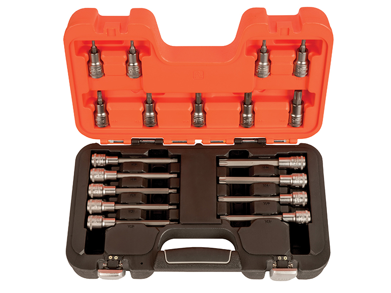 S18TORX 1/2in Drive Socket Set of 18 Metric