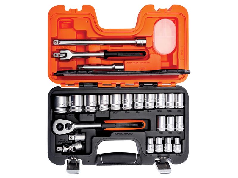 BAHS240 - S240 Socket Set of 24 Metric 1/2in Drive