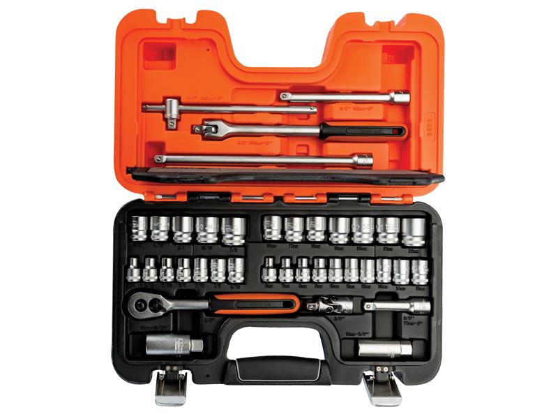 BAHS380 - S380 Socket Set of 38 Metric 3/8in Drive
