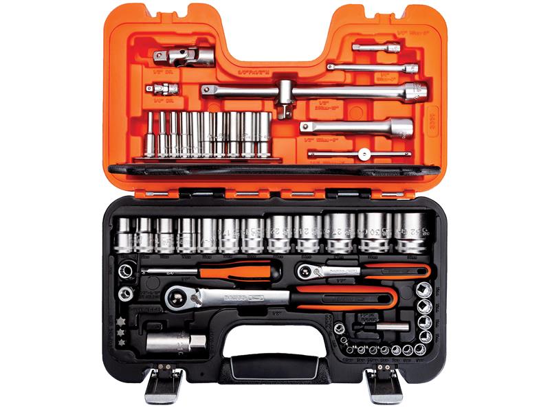 BAHS560 - S560 Socket Set of 56 Metric 1/4 & 1/2in Drive