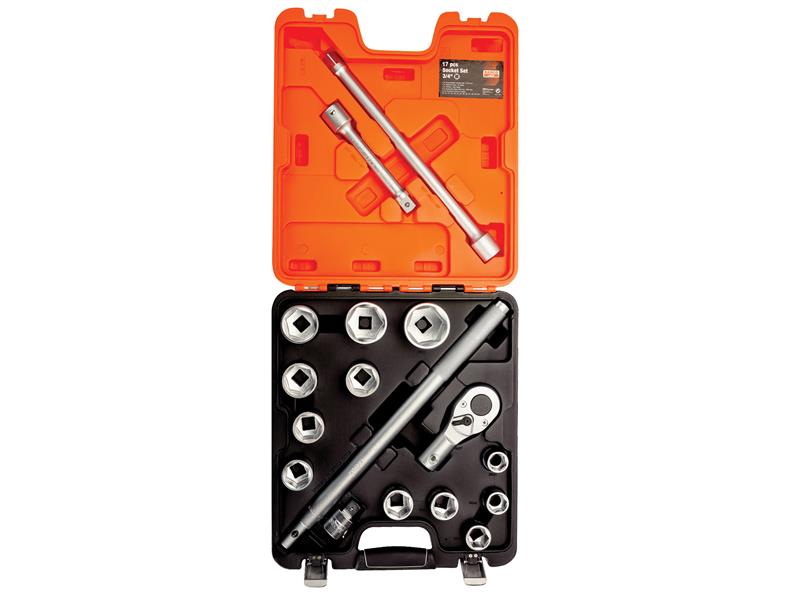 SLX17 Socket Set of 17 Metric 3/4in Drive
