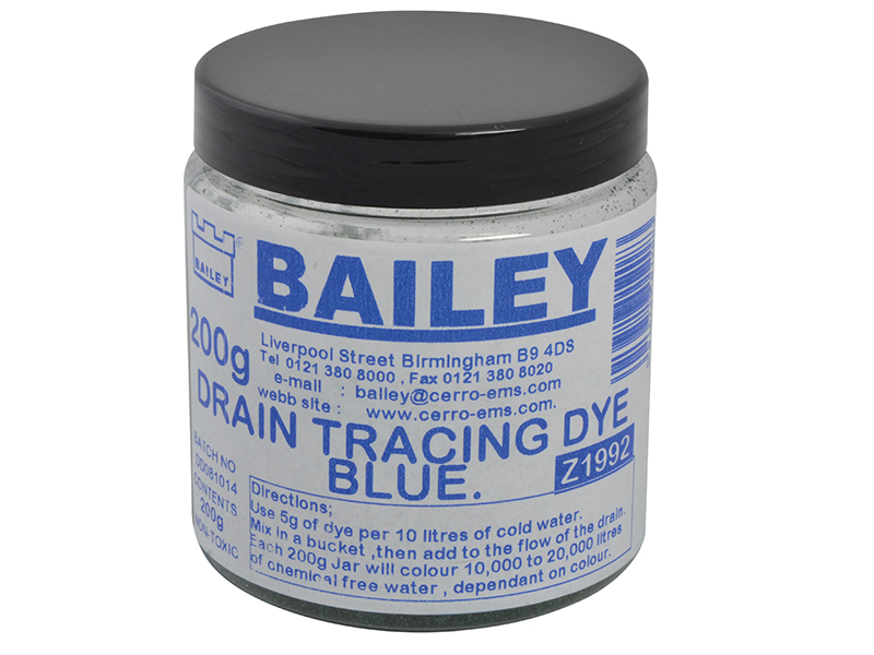 BAI1992 - 1992 Drain Tracing Dye - Blue