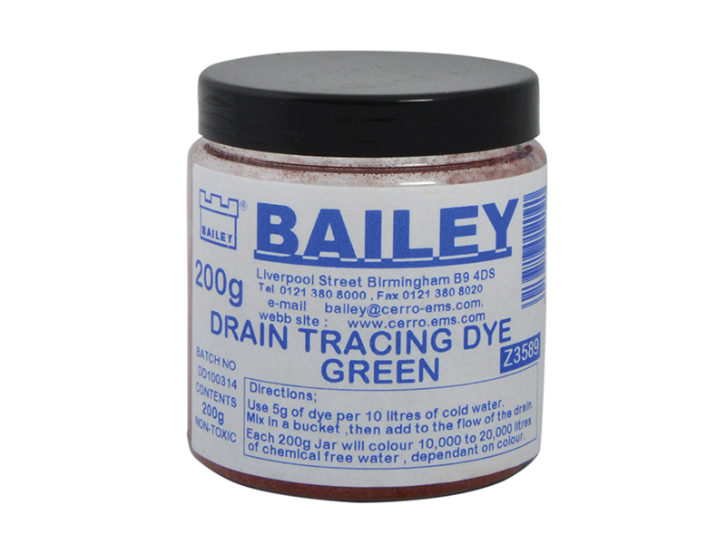 BAI3589 - 3589 Drain Tracing Dye - Green
