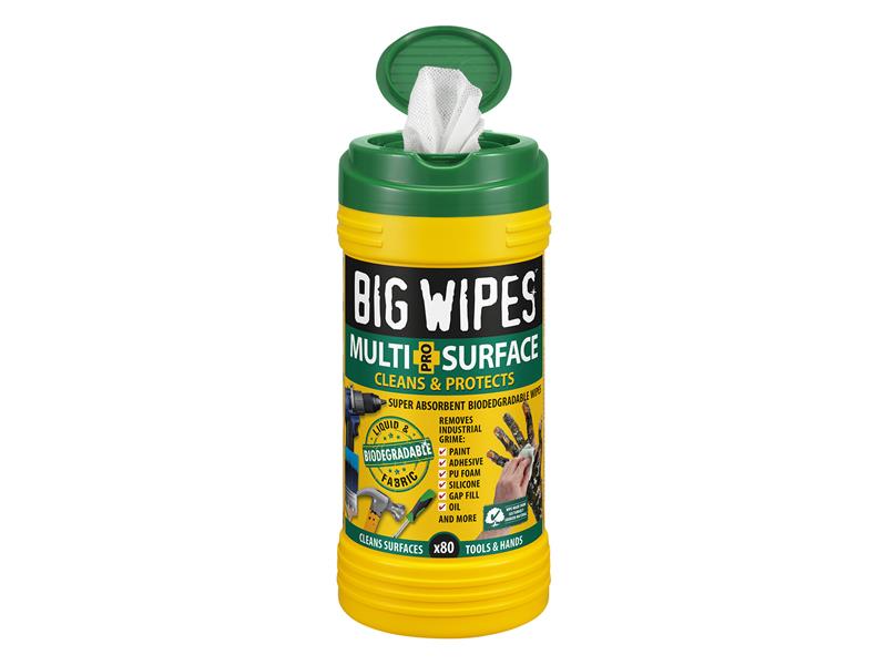 4x4 Multi-Surface Cleaning Wipes (Tub 80)