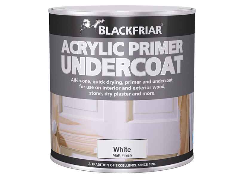 BKFGAP500 - Quick Drying Acrylic Primer Undercoat Grey 500ml