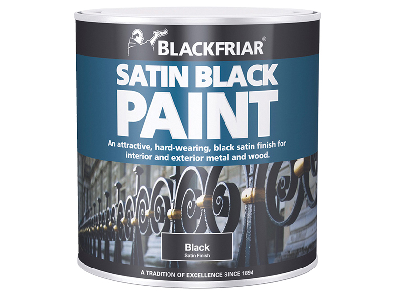 Satin Black Paint 500ml