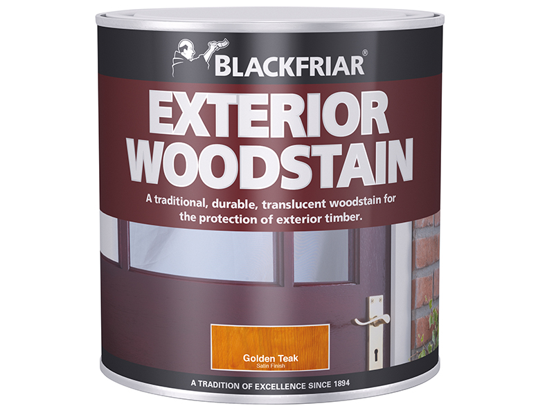 BKFTEWSGT1L - Traditional Exterior Woodstain Golden Teak 1 litre