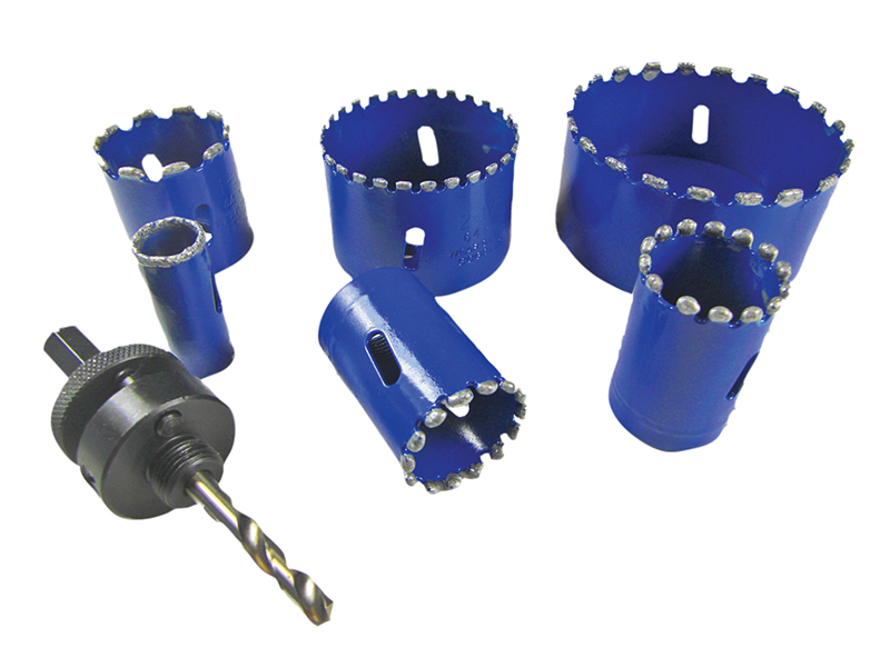 Kitchen & Bathroom Installer Kit Diamond Holesaw Set 6 Piece
