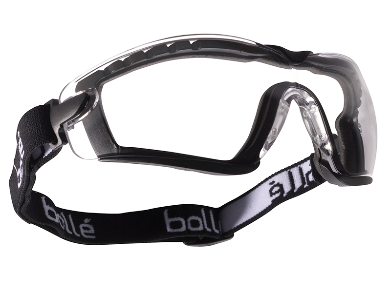 COBRA PSI PLATINUM Safety Glasses with Strap Clear