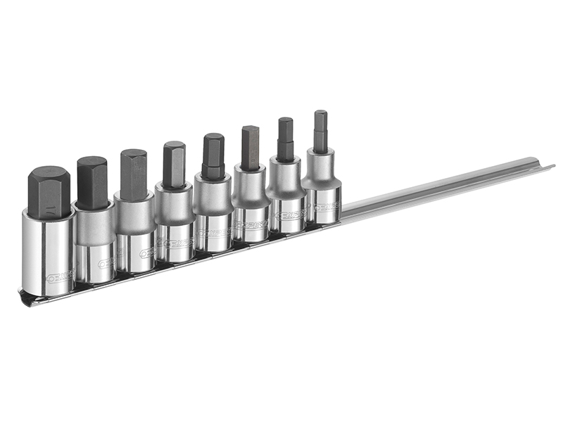 BRIE032904B - Hex Bit Socket Set of 8 1/2in Drive
